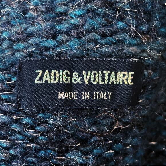 Zadig & Voltaire Blue Cardigan Sweater - Picture 9 of 10